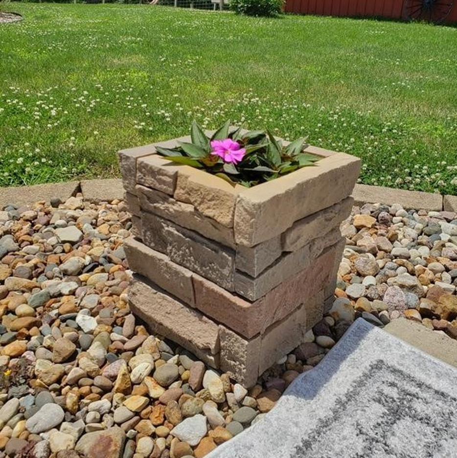 Make Faux Stone Flowerpots